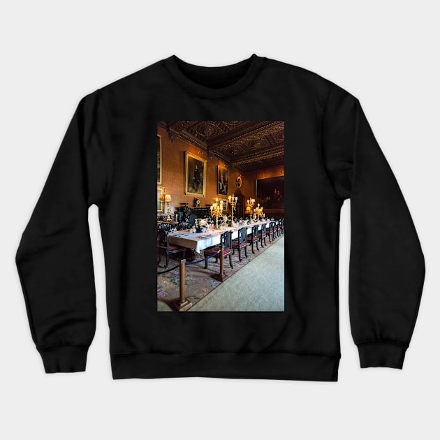 Penrhyn castle- Room  24 Crewneck Sweatshirt by jasminewang